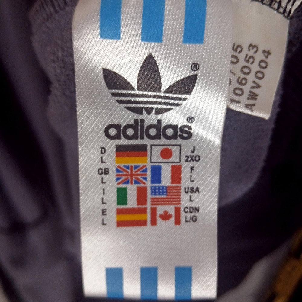 Adidas Skyhook Abdul Jabbar Track Jacket Mens L Black‎ Gold Retro 2005 Vintage - Picture 8 of 13